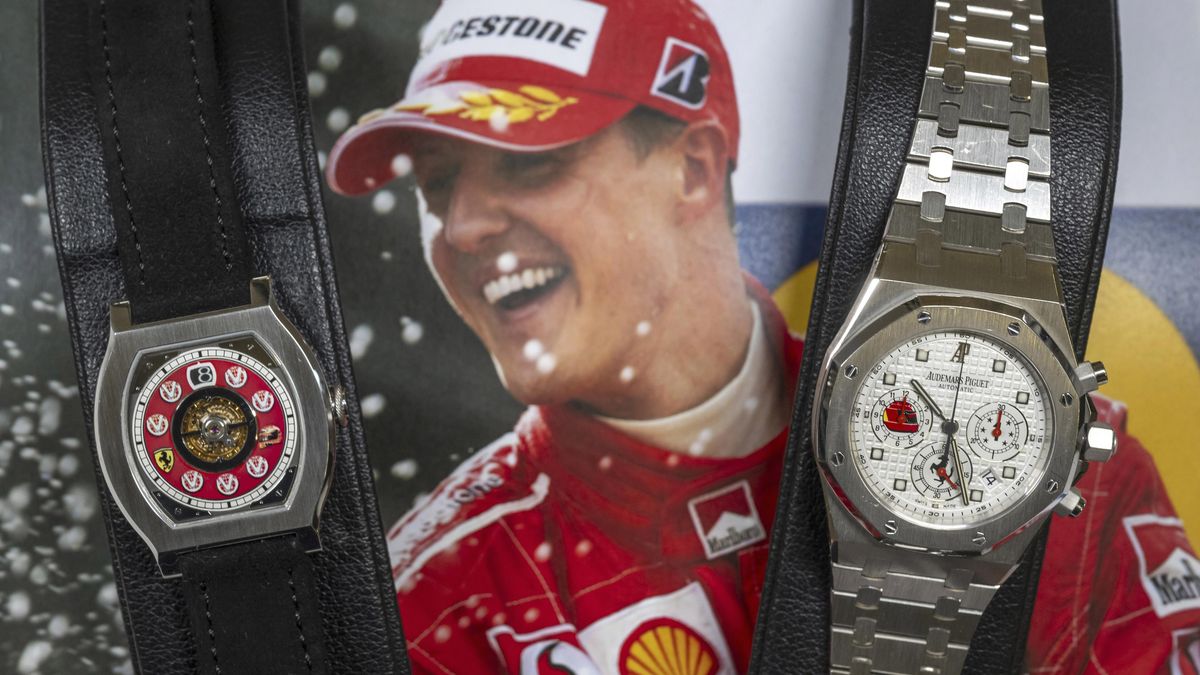 Prodaly se osmery Schumacherovy hodinky, nejdražší za 30 milionů