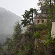 Zřícenina Oybin v Sasku