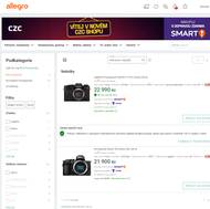 Bezzrcadlovky je možné koupit pouze dvě.