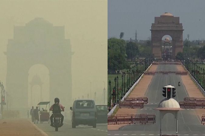 BEZ KOMENTÁŘE: Díky karanténě mizí z Indie smog