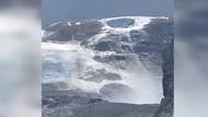 Záběry hroutícího se ledovce v Alpách. Zahynulo pod ním šest lidí