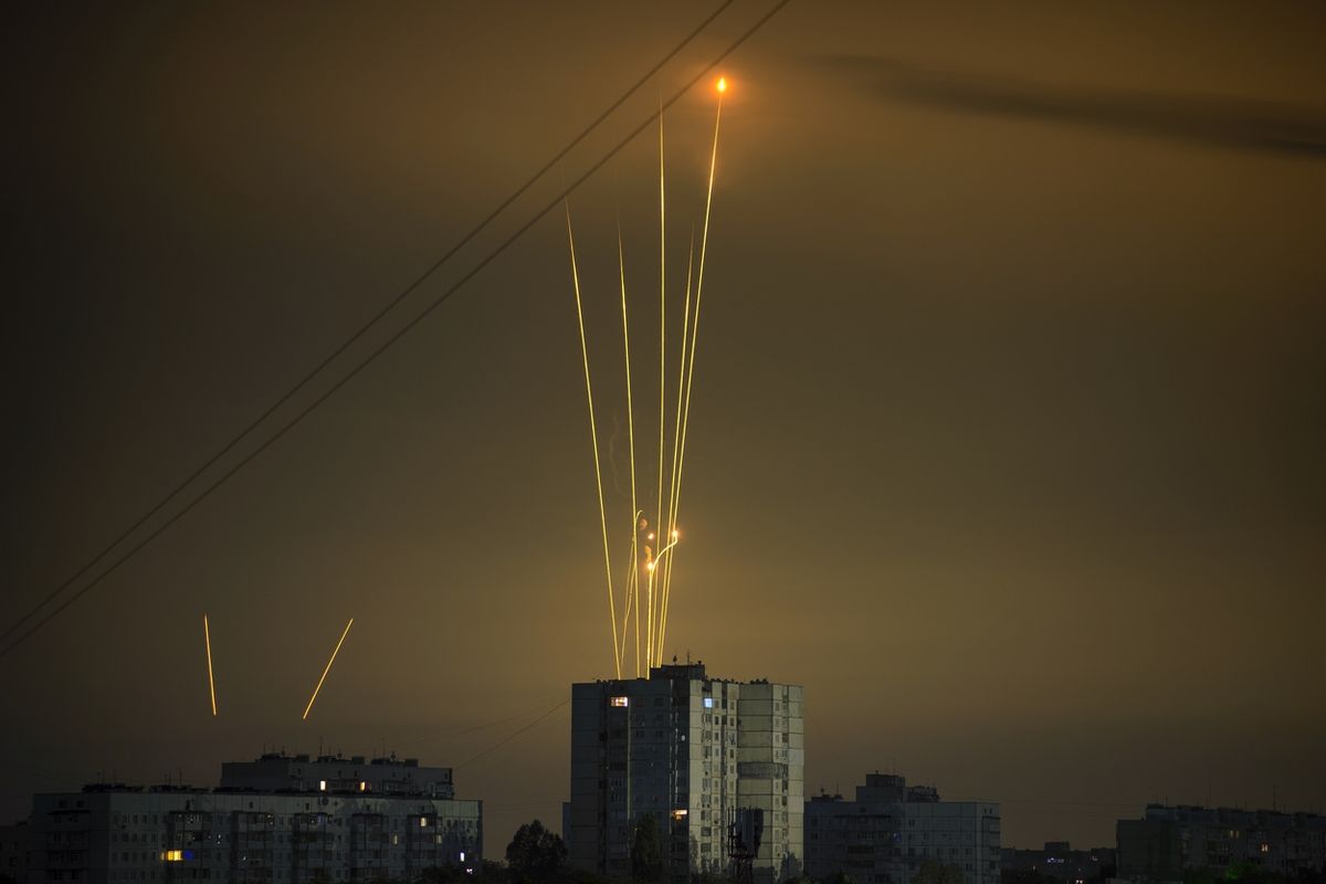 Ruské rakety vypálené v sobotu z Belgorodské oblasti na Charkov