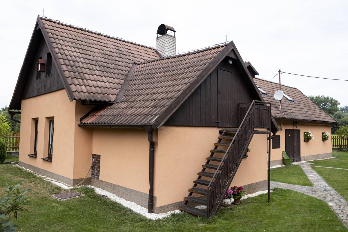 Chata Báry Jánové se nachází kousek od soutoku Želivky a Sázavy.