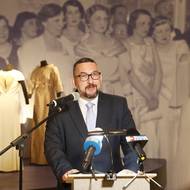 Národní muzeum otevírá výstavu První dámy - móda a styl. Na snímku ředitel Národního muzea Michal Lukeš.