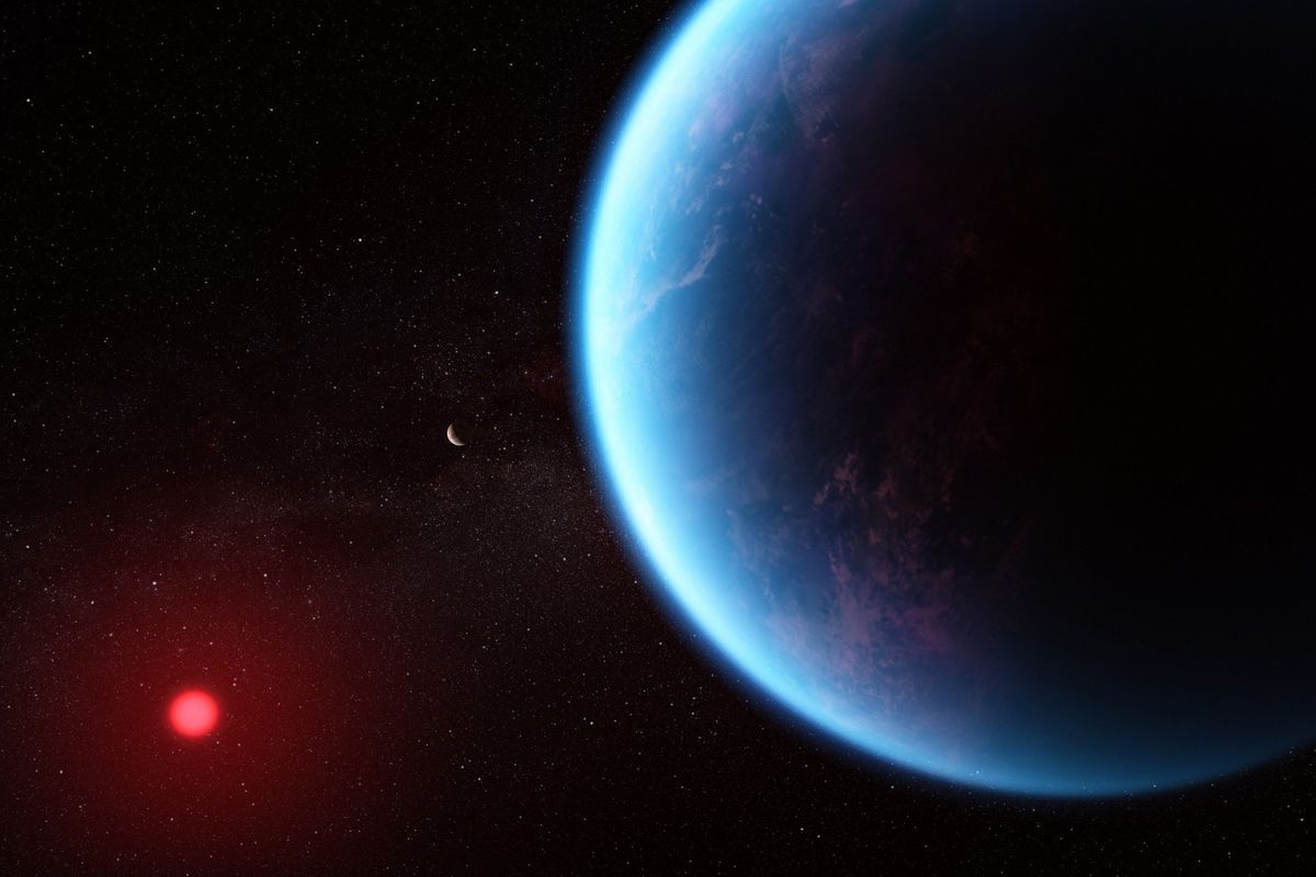 Na exoplanetě je plyn naznačující život, nyní to má Webbův teleskop potvrdit