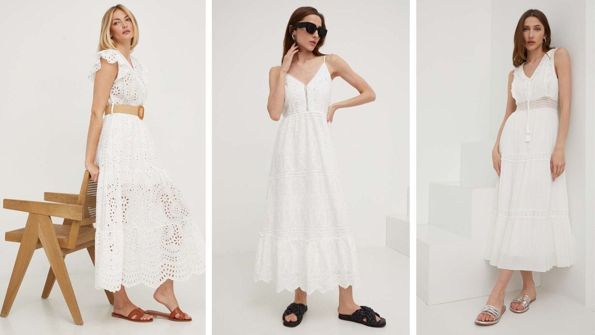 Léto v bílém: Šaty, které vás okouzlí svou lehkostí a elegancí