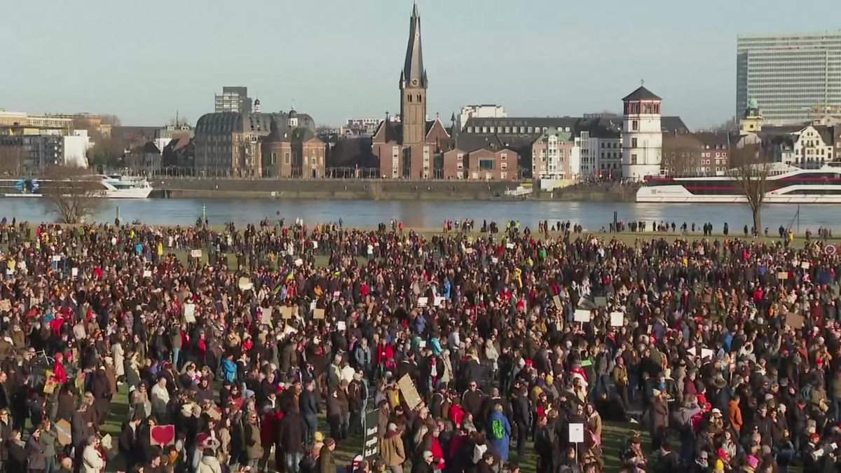 V Německu se protestovalo proti ultrapravici