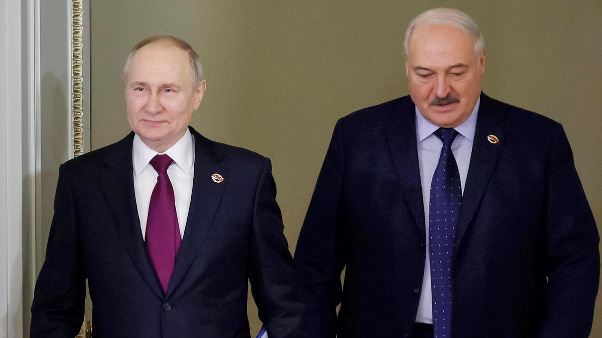 Putin jednal s Lukašenkem