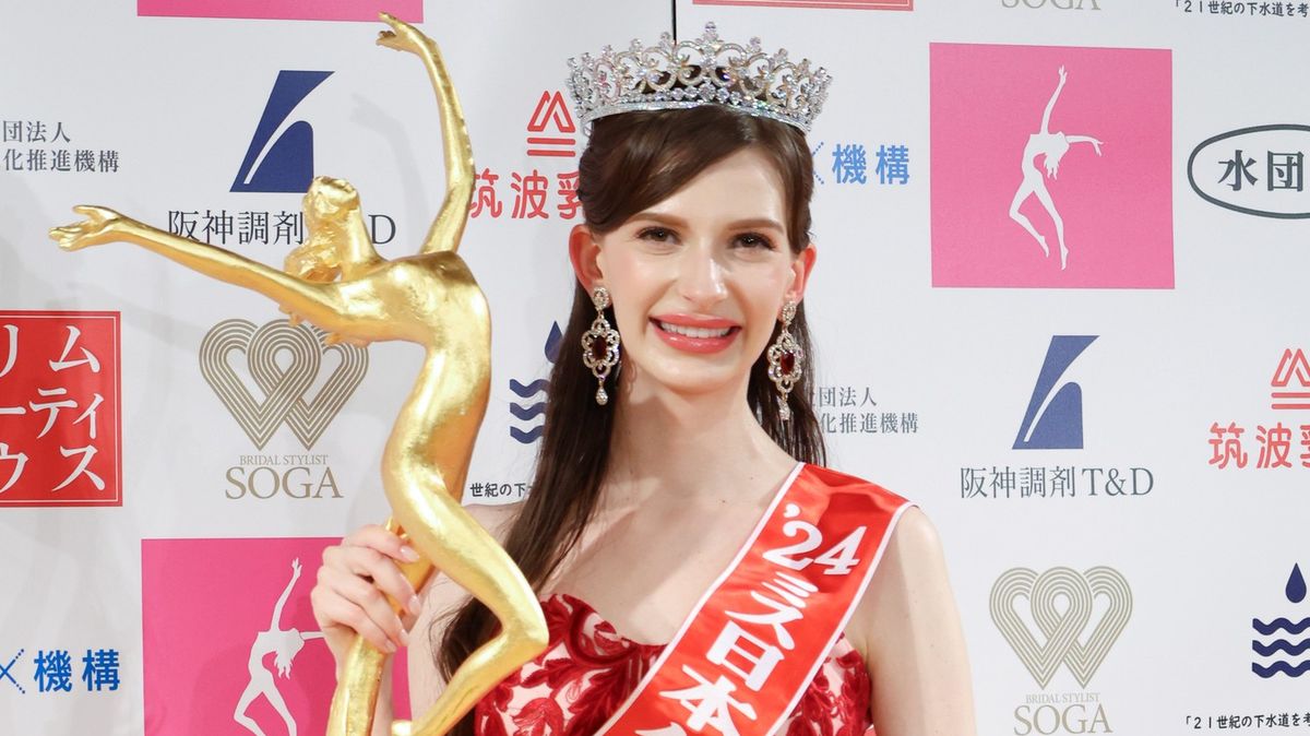 Miss Japonsko se stala ukrajinská rodačka. V zemi to rozdmýchalo emoce