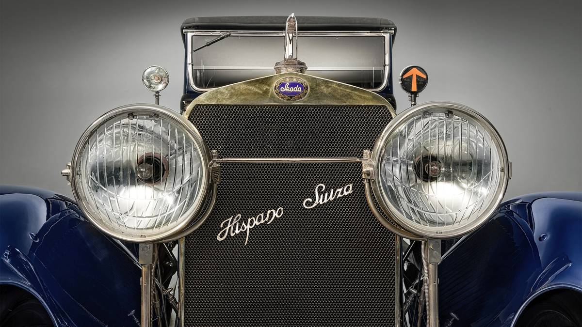 Zrenovovaná Škoda Hispano-Suiza 25/100 KS