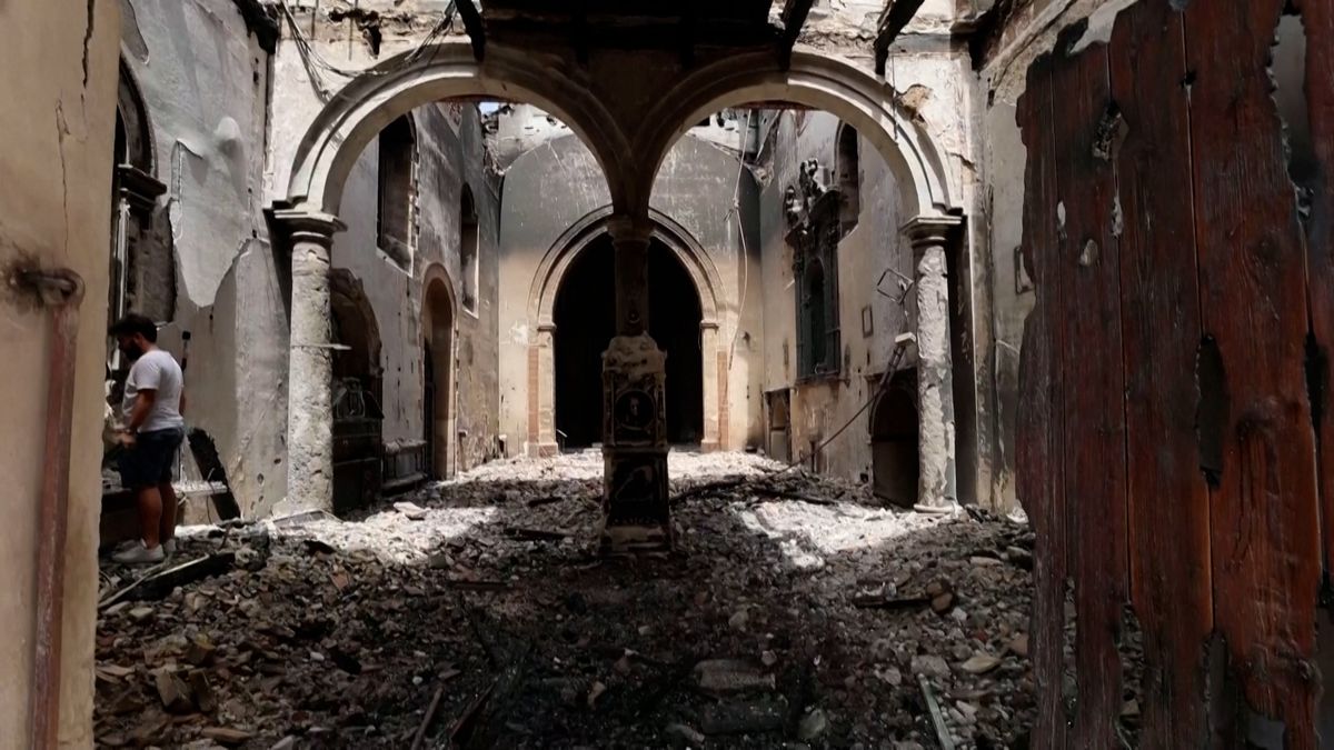 Klášter u Palerma lehl popelem, zachránili jen lebku svatého Benedikta