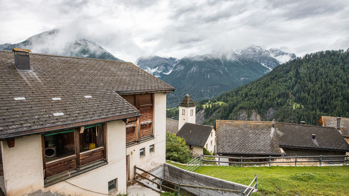 Švýcarská vesnička, kde svišti dávají dobrou noc