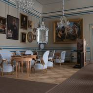 Společenský salon, kde se pořádala setkání.