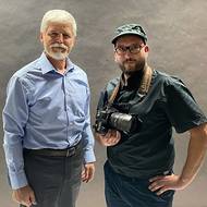 Petr Pavel a fotograf Jiří Salik Sláma