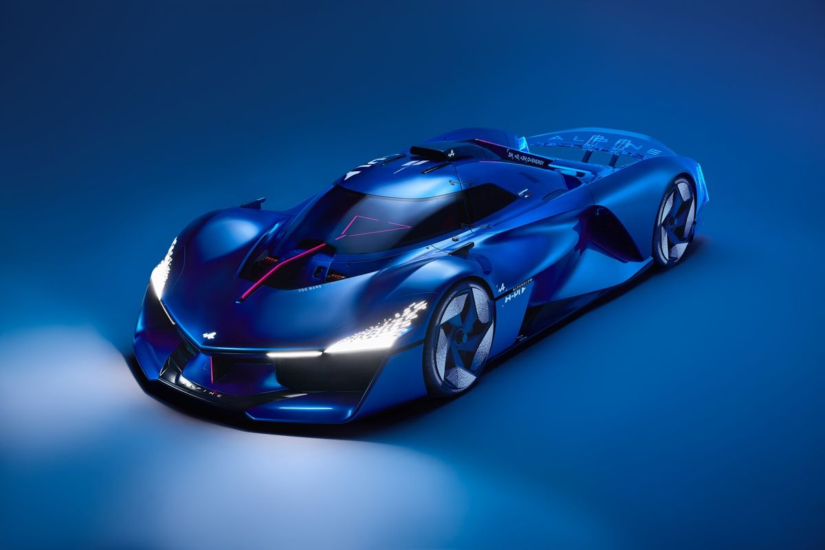 Supersport Alpine s vodíkovým šestiválcem se může dostat do výroby