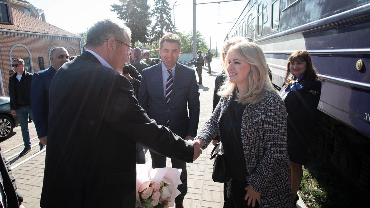 Čaputová se na rozlučkové návštěvě Kyjeva setká se Zelenským