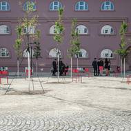 Park mezi školami v Pelhřimově (autorský ateliér: MED Arkitekt) 