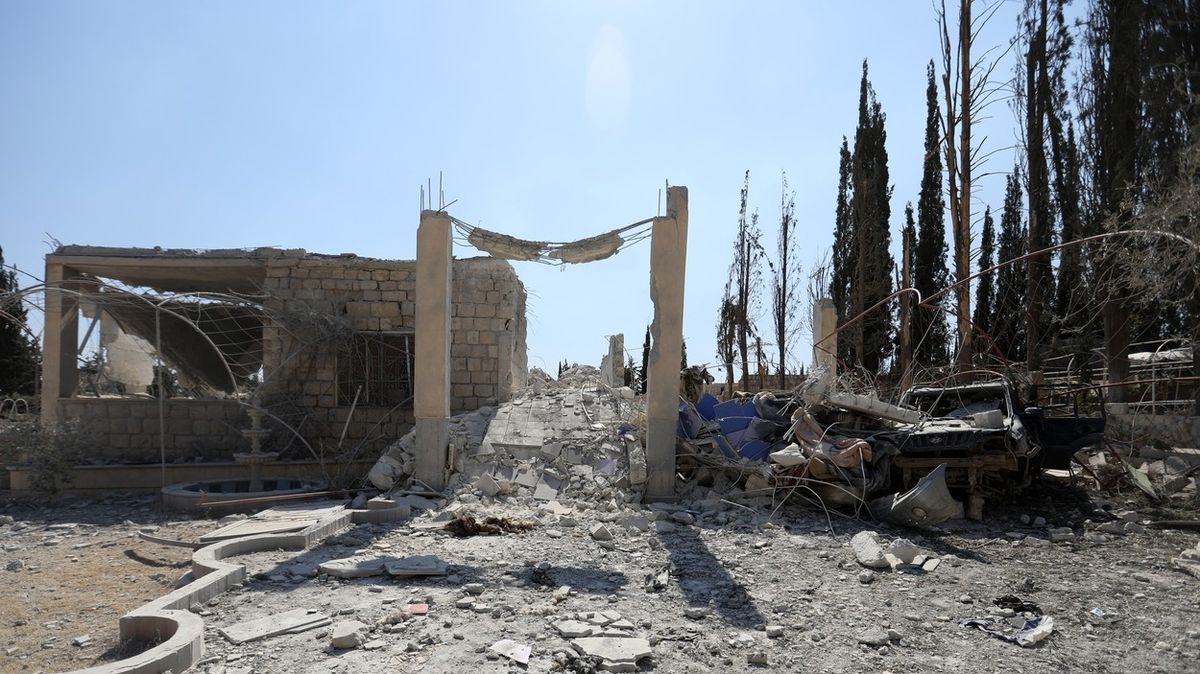 Starší útok na pozice skupina Huras ad-Dín v Sýrii 