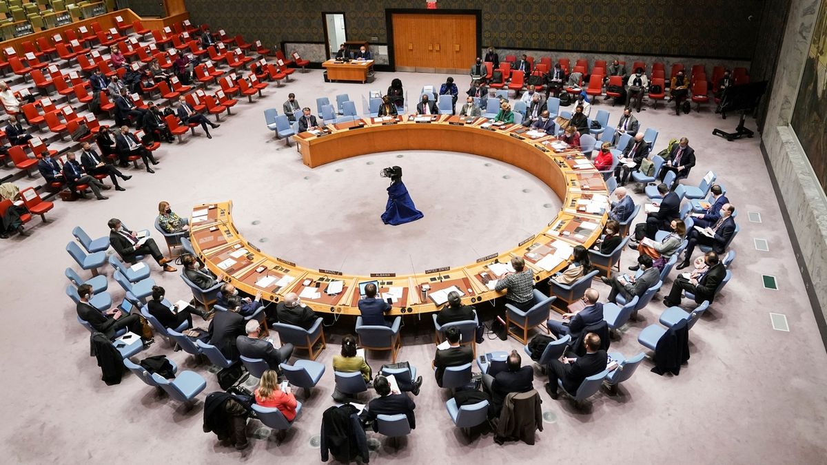Rusko v Radě bezpečnosti OSN vetovalo rezoluci odsuzující invazi na Ukrajinu