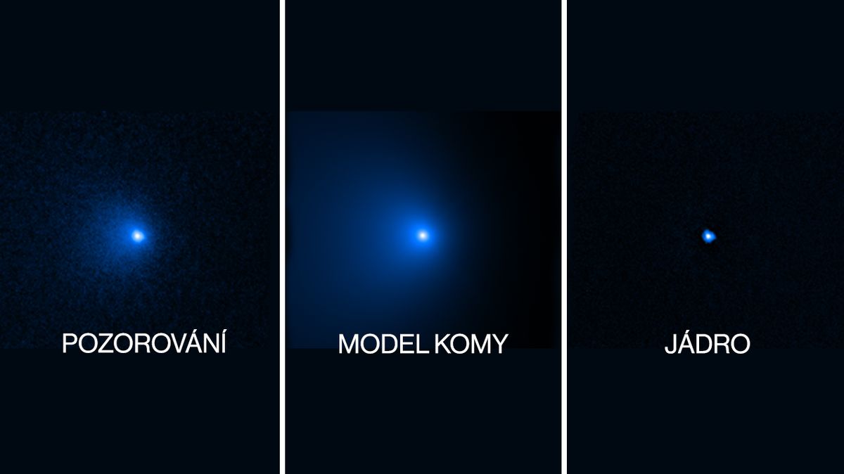 Astronomové změřili největší kometu. Její jádro má 130 kilometrů