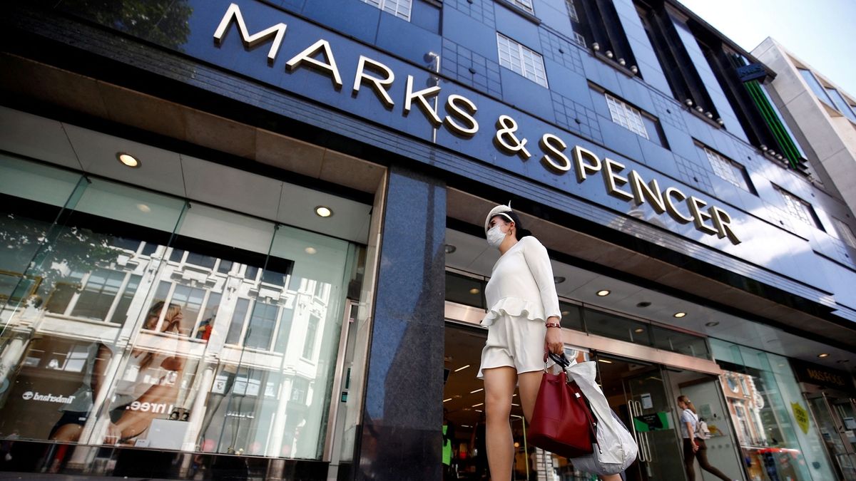 Prodejna Marks & Spencer v Londýně
