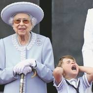 Královna Alžběta II. a princ Louis