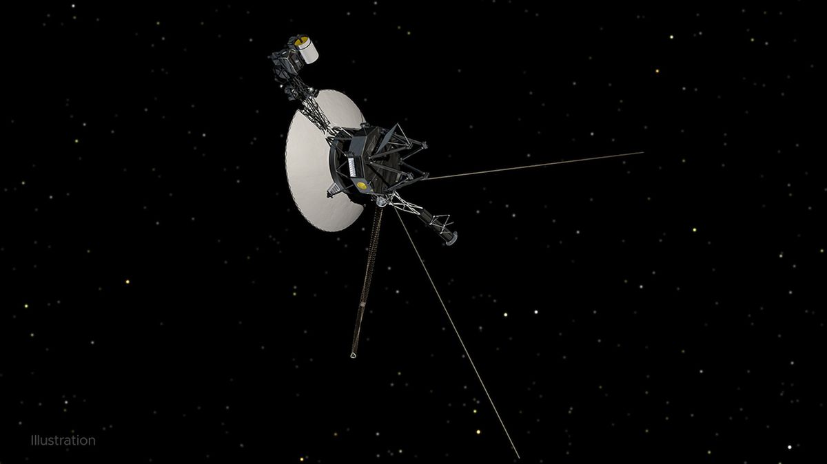 Ilustrace sondy Voyager 1
