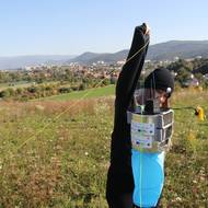 Sonda se vzorky mikrořas. Cestu nepřežilo zhruba pět procent vzorků.