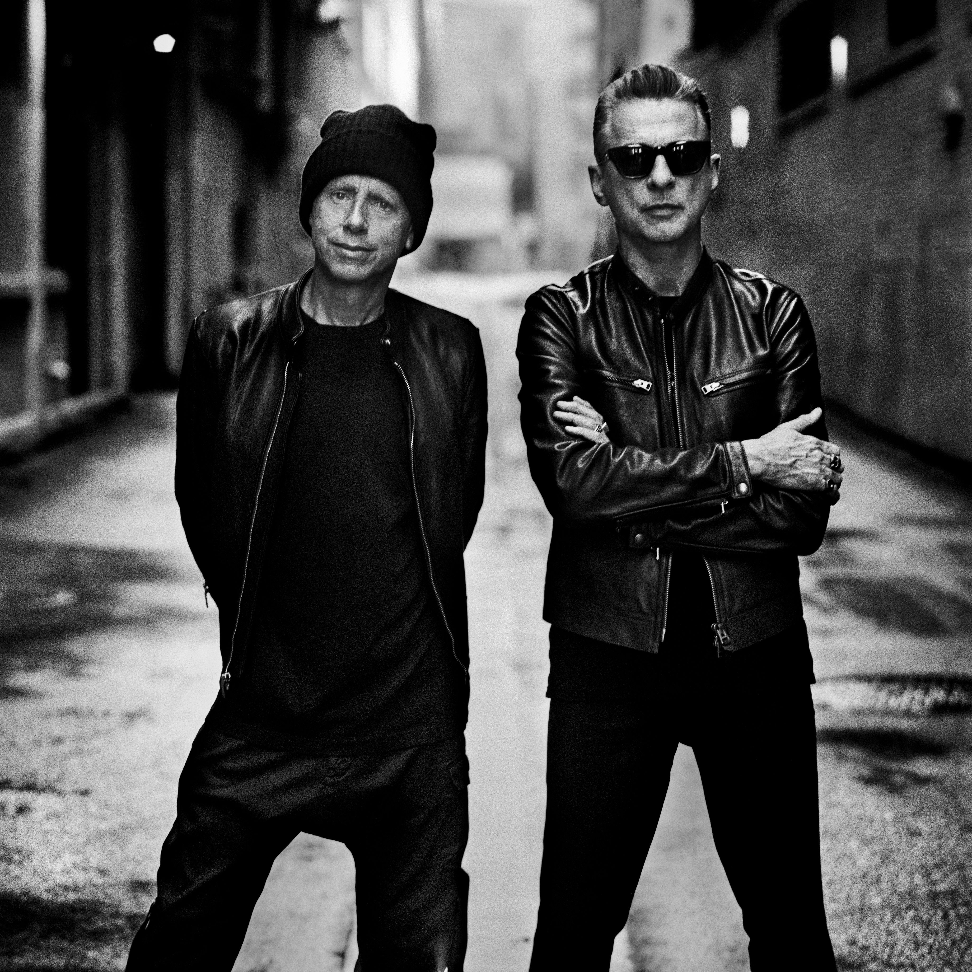 Martin Gore a David Gahan, dva členové Depeche Mode. 