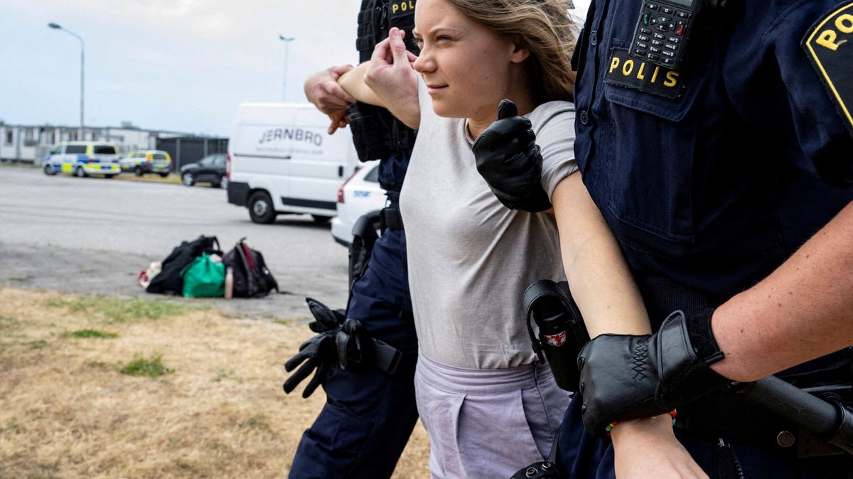 Švédsko poprvé obvinilo Gretu z neuposlechnutí policie
