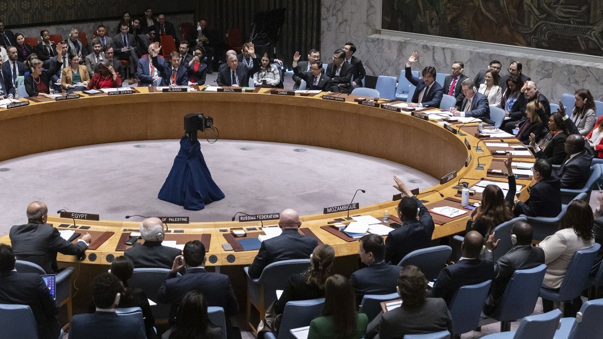 Rada bezpečnosti OSN schválila rezoluci o navýšení humanitární pomoci v Gaze