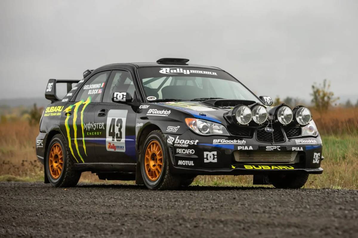 Ken Block se s vozem umístil během X Games Rally na druhém a třetím místě