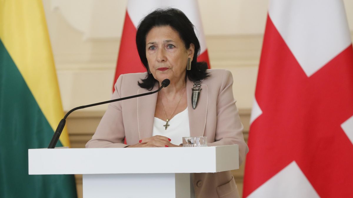 Gruzínská prezidentka vetovala „ruský zákon“