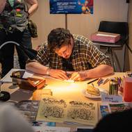 Nesmíme zapomenout ani na autory komiksů, kteří se fanouškům na přání podepisovali a kreslili drobné obrázky