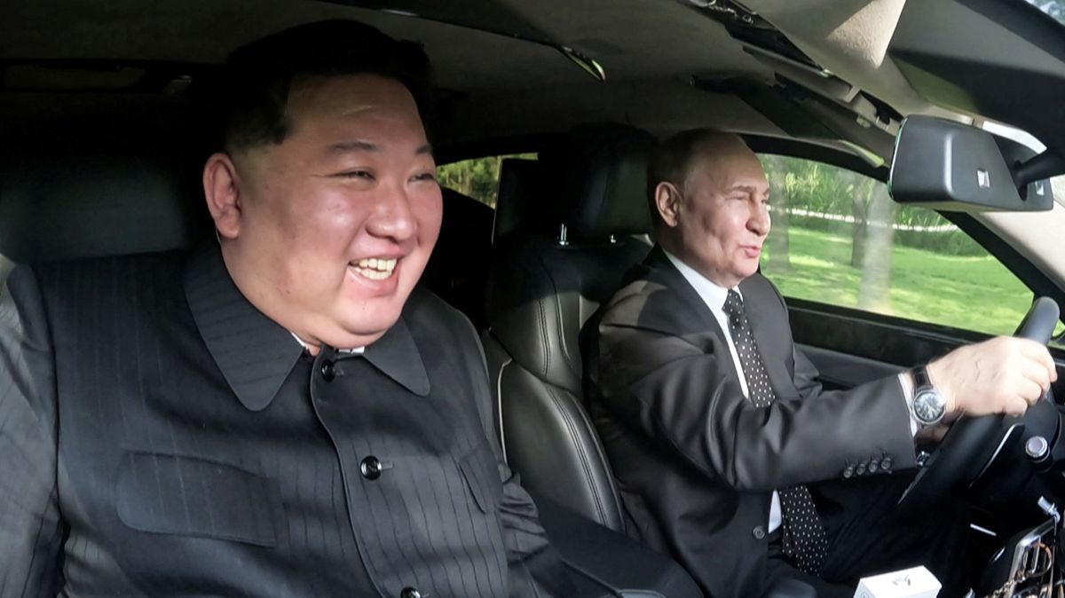 V případě války si bez otálení vzájemně pomůžeme, dohodl se Putin s Kim Čong-unem