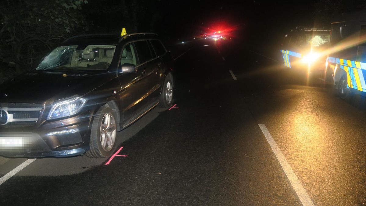 Policisté obvinili řidiče mercedesu, který na Sokolovsku smetl cyklistku s dcerou. Hrozí mu osm let