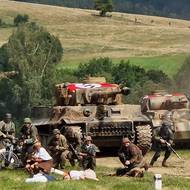 Bitevní scéna Krvavé jaro 1945