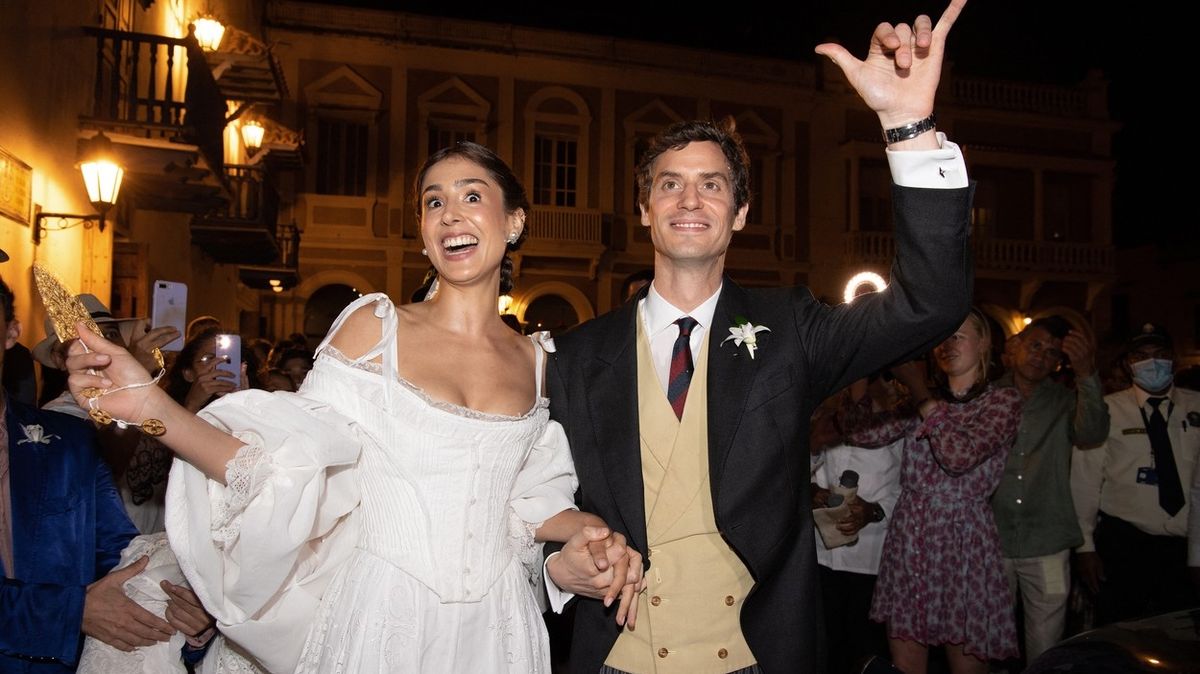 Královská svatba: Lichtenštejnský princ se oženil v Kolumbii