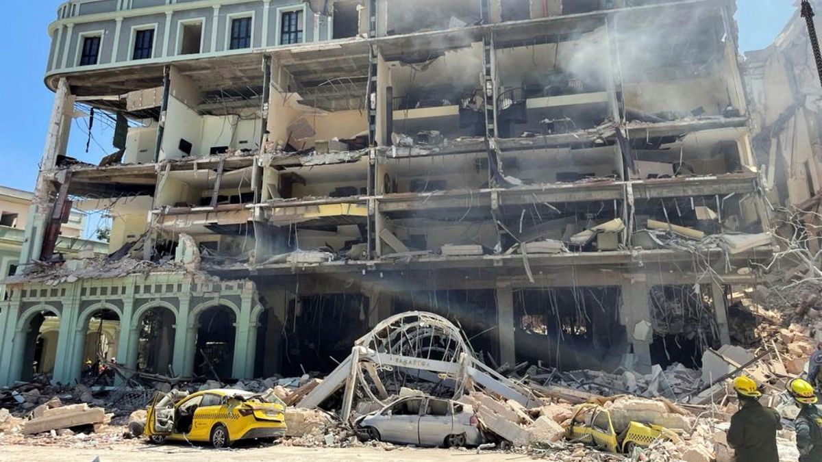 V centru Havany explodoval luxusní hotel