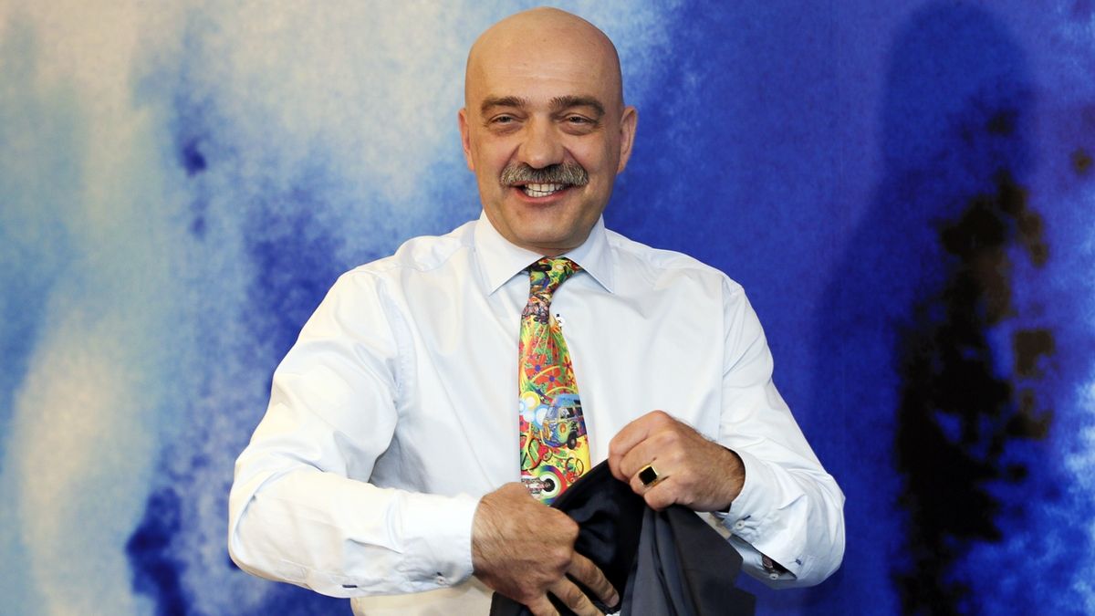 Tomáš Březina na snímku z roku 2015