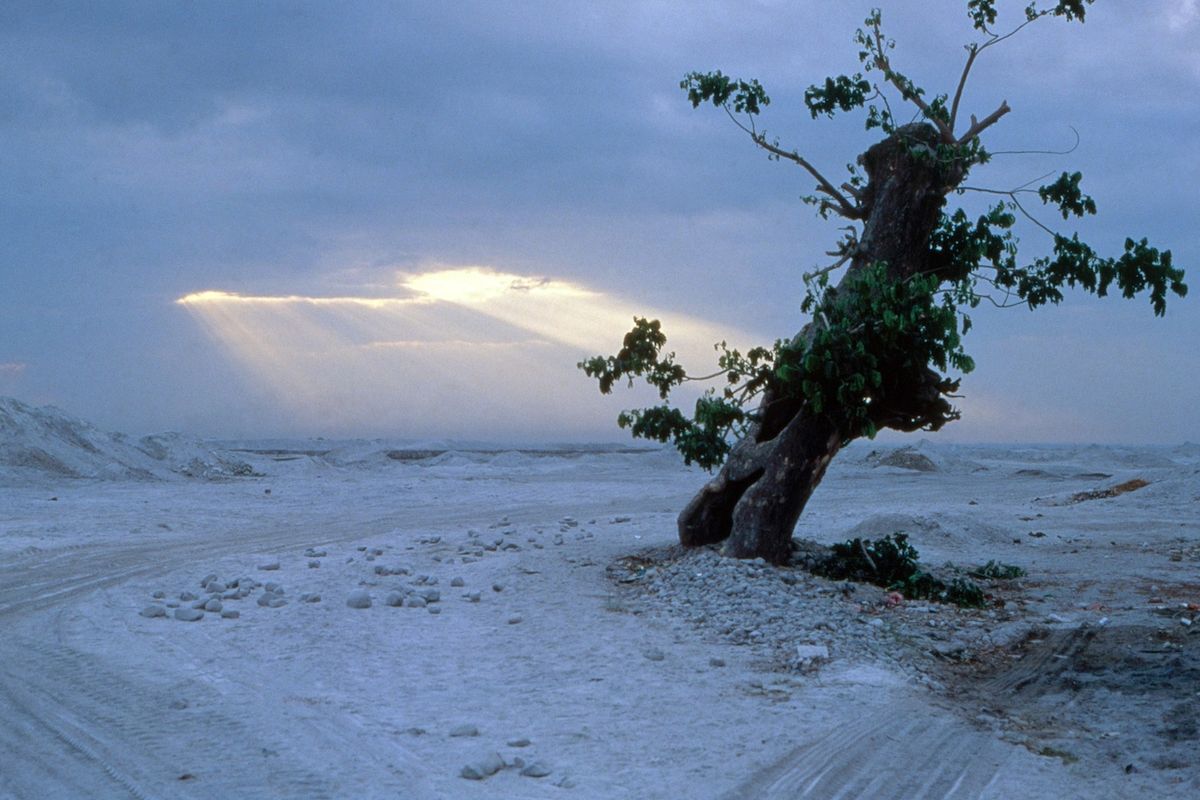 Sopečný prach po výbuchu filipínské sopky Pinatubo v roce 1991