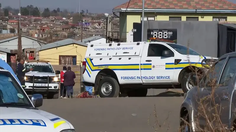 Shooting at two locations in South Africa.  18 people died