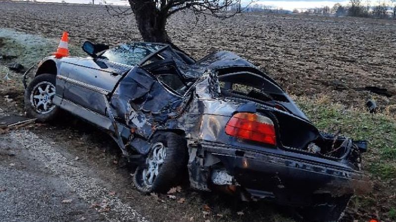 Mladý řidič BMW nepřežil náraz do stromu na Strakonicku