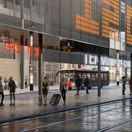 Budoucí terminál Smíchov bude součástí velké proměny celého území. S železnicí propojí nově budovanou čtvrť, tramvaje i metro, nad nástupišti vznikne platforma s autobusovým nádražím (na vizualizaci) pro dálkové i příměstské spoje. K dispozici bude parkoviště P+R i kapacitní stání pro kola. Zastřešení nástupišť bude zároveň sloužit jako spojnice Smíchova a Radlic.