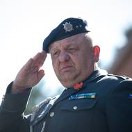 Ceremoniál během pohřbu Emila Bočka