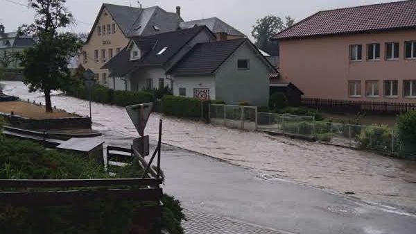 Přívalové deště na Opavsku vytopily dvacet domů