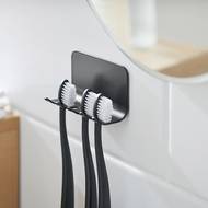 Držák pro zubní kartáčky či kartáčkové hlavice stačí nalepit, není potřeba žádné vrtání. Je z povrchově upravené nerezové oceli. Cena 149 Kč