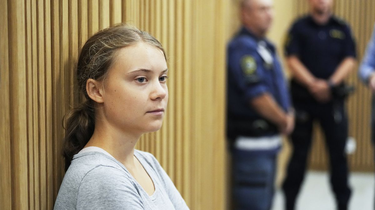 Greta stanula ve Švédsku před soudem
