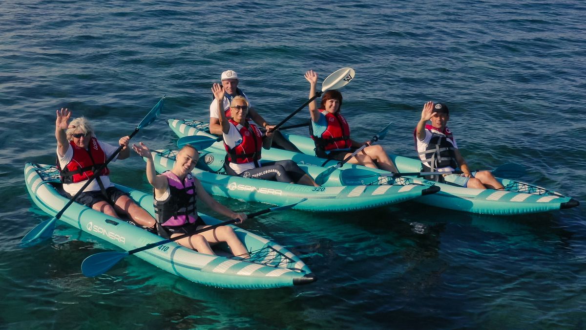 Away from crowded beaches: A kayak or inflatable canoe is a boat for everyone