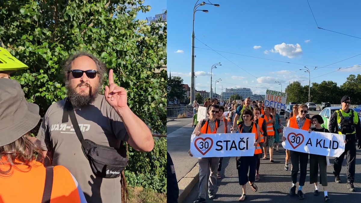 V Praze opět protestovali ekologičtí extrémisté. Ve špičce zablokovali magistrálu